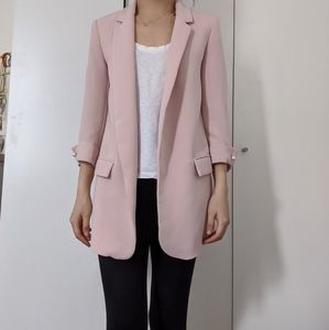 Zara Nude Pink Blazer